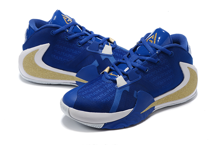 Nike Freak I Blue White Gold Shoes For Women